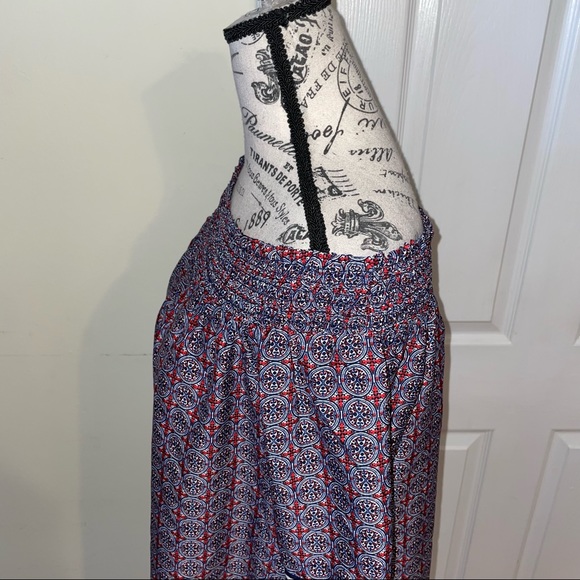 Ella Moon Silky Top Off The Shoulder blue, Red White Size X Large EUC - Picture 7 of 14